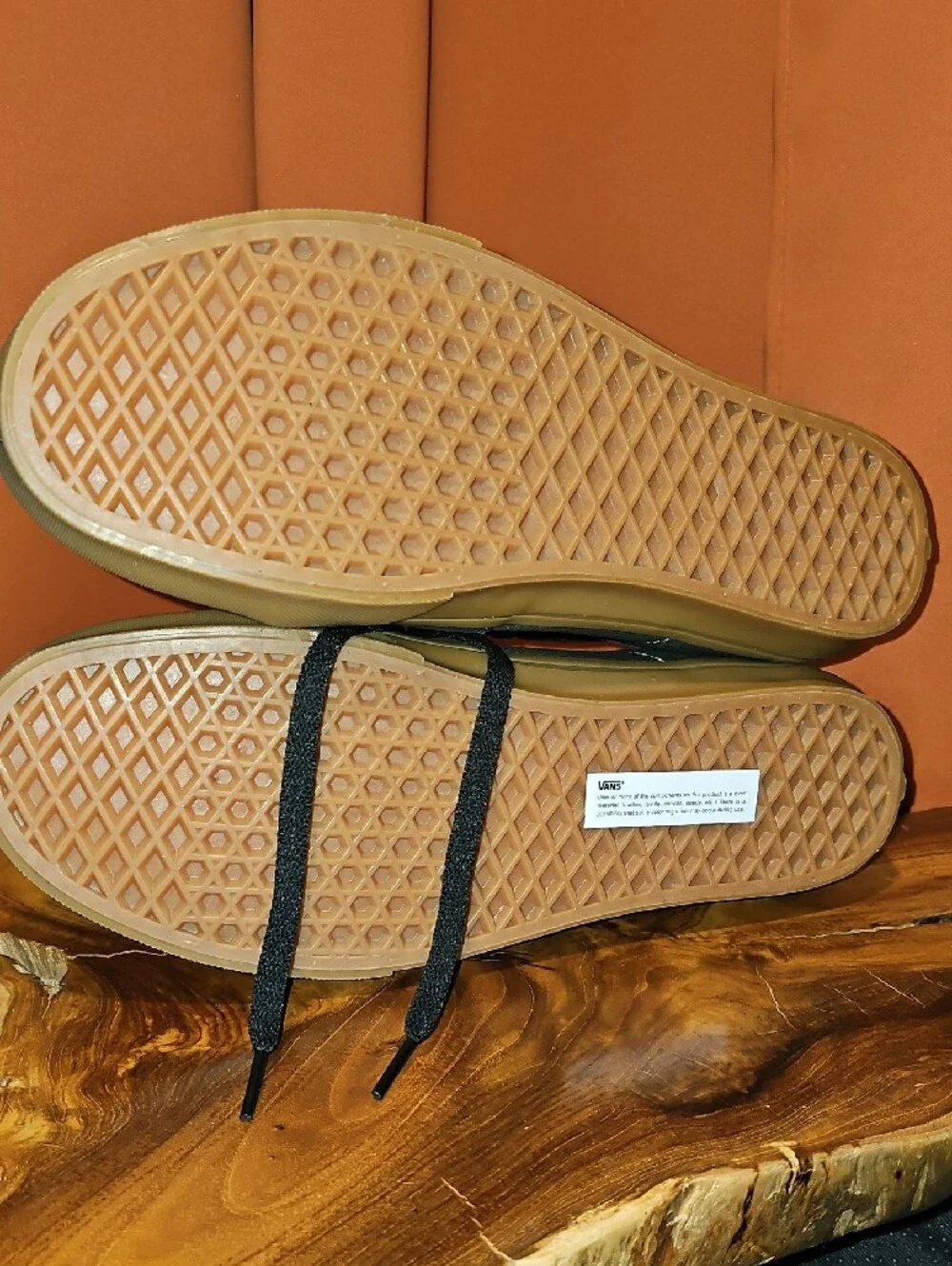 Vans High-Top Sneakers in Navy, Olive & Gum